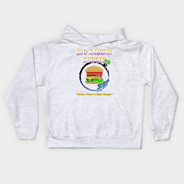 Big Kahuna Burger Kids Hoodie by KramerArt